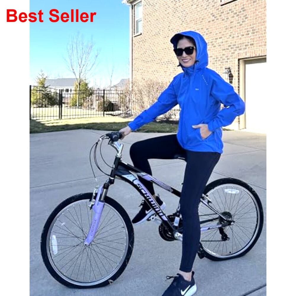 Lightweight Windbreaker Jacket Packable Hooded Wa… - image 3